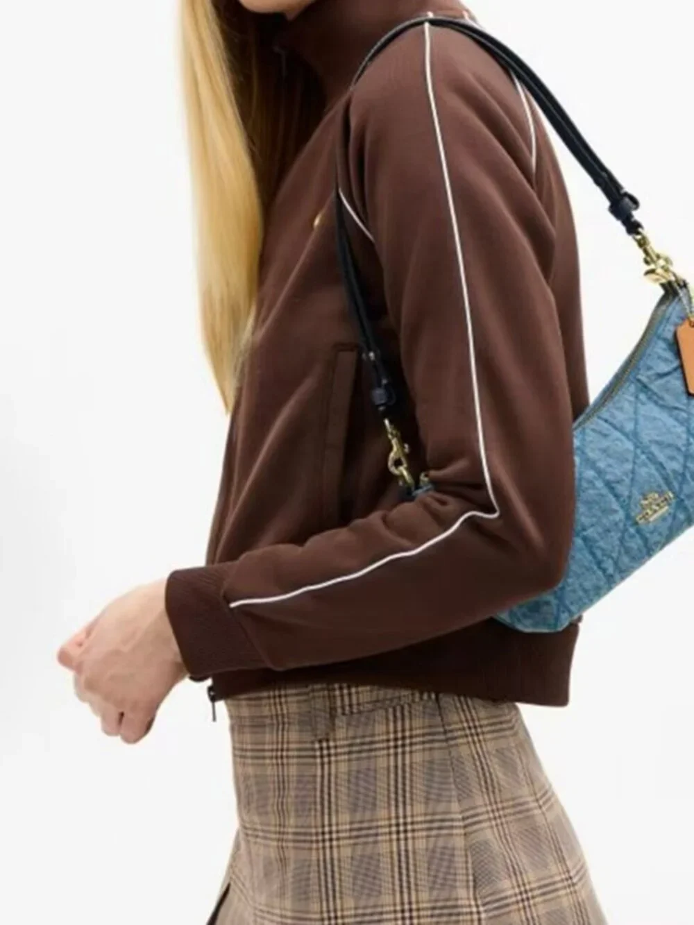 coach Caitlin Shoulder Bag With Quilting cdz89